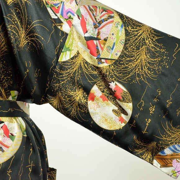 🎎 Kyoto Sen'i, The Tale of Genji Silk Kimono - Picture 5 of 16